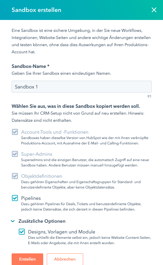 SandboxSoftware Eine sichere Testumgebung HubSpot